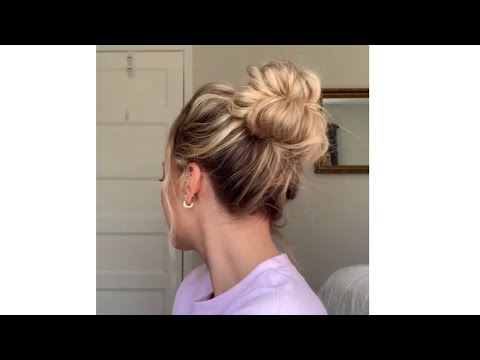 Quick Messy Bun For The Holidays! #shorts