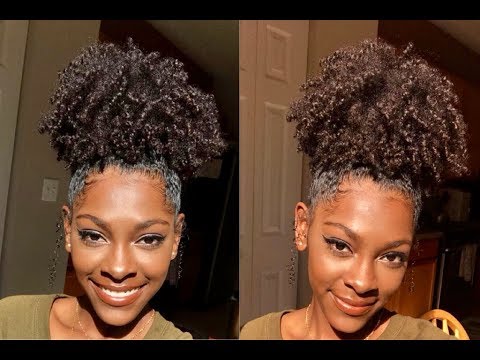 The Perfect High Puff On Natural Hair