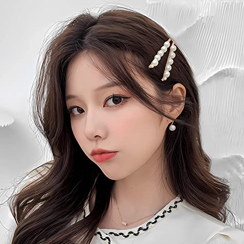10PCS Pearl Hair Clips, Elegant Pearl Bobby Pins, French Pearl Hair Pins, Decorative Hair Accessories For Women